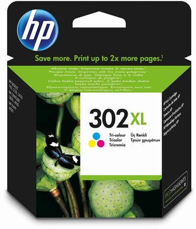 302XL inkjetcartridge kleur (330 afdrukken)