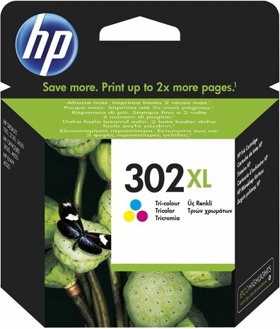 302XL inkjetcartridge kleur (330 afdrukken)