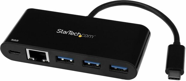 USB-C naar Ethernet Adapter (incl. 3-poort USB 3.0 Hub)