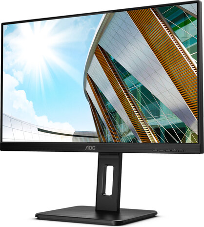 Q24P2Q LED 23,8&quot;, 2560 x 1440 1440p Quad HD, IPS, 1000:1, 4 ms, HDMI, VGA, DisplayPort, speakers, zwart