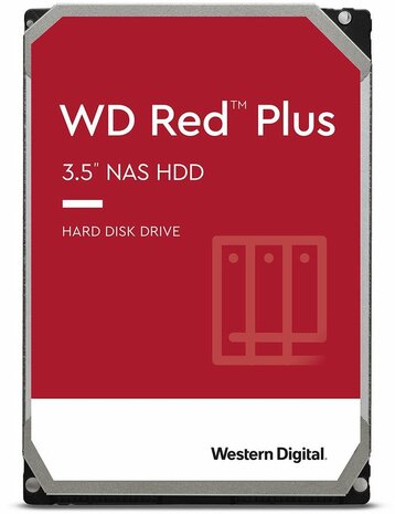 12.000 GB WD120EFBX WD Red Plus NAS Hard Drive (3,5&quot;, SATA 6 Gb/s, 7200 rpm, 256 MB cache)