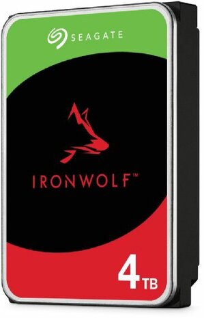 4000 GB ST4000VN006 IronWolf Hard drive (SATA 6 Gb/s, 5400 rpm, 256 MB cache, incl. 3 jaar Seagate Rescue Data Recovery)