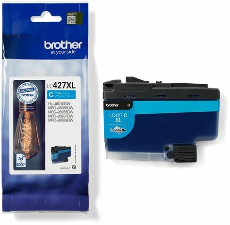 LC427XLC inkjetcartridge cyaan (5000 afdrukken)