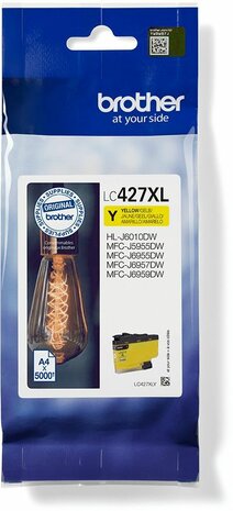 LC427XLY inkjetcartridge geel (5000 afdrukken)