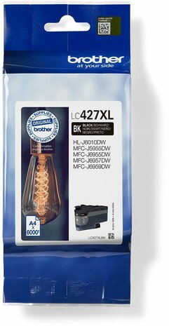 LC427XLBK inkjetcartridge zwart (6000 afdrukken)