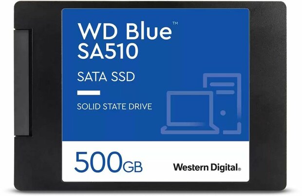 500 GB WD Blue SA510 WDS500G3B0A SSD (2,5&quot;, SATA 6 Gb/s)