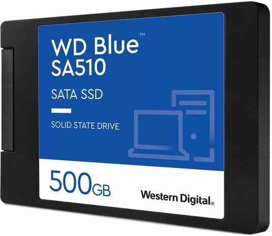 500 GB WD Blue SA510 WDS500G3B0A SSD (2,5&quot;, SATA 6 Gb/s)