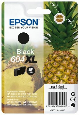 Inkjetcartridge 604XL zwart (8,9 ml)