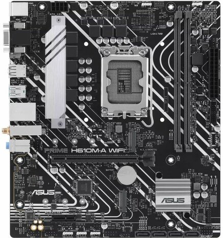 Socket 1700 : PRIME H610M-A WIFI (DDR5, 2 x M.2, DisplayPort, HDMI, VGA)