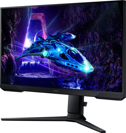 Odyssey G3 G30D LED 24&quot;, FullHD, 180 Hz, gaming, 1 ms, VESA-montage, in hoogte verstelbaar, zwart