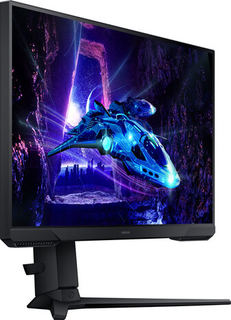 Odyssey G3 G30D LED 24&quot;, FullHD, 180 Hz, gaming, 1 ms, VESA-montage, in hoogte verstelbaar, zwart