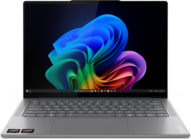 Yoga Pro 7 AI 83HN002JMB (14,5&quot; 2,8K OLED 400n, AMD Ryzen AI 9-365, 32 GB RAM, 1000 GB PCIe NVMe SSD, AMD Radeon 880M Graphics, Windows 11, grijs, Azerty)