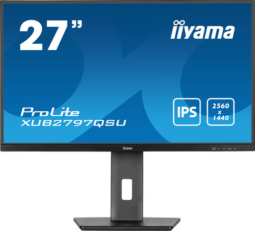 XUB2797QSU-B2 27&quot;, 2560 x 1440 QHD, IPS, USB-Hub, pivot, in hoogte verstelbaar, 1300:1