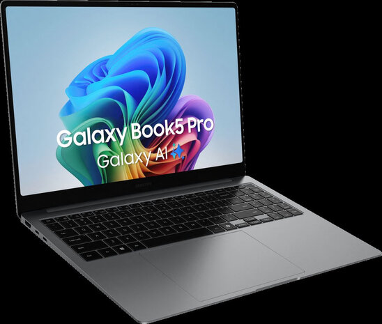 Galaxy Book 5 Pro (16&quot; WQXGA+ AMOLED touch, Intel Core Ultra 7-256V, 16 GB RAM, 1000 GB PCIe SSD, Windows 11, zwart, Azerty)