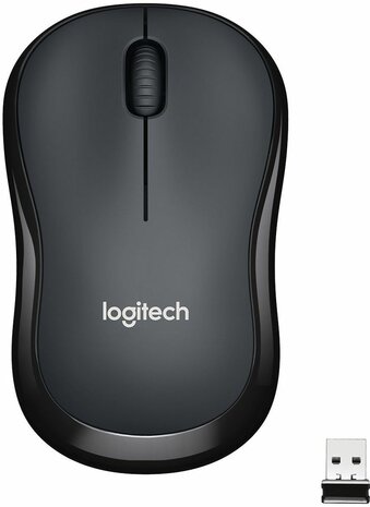 M220 Silent Mouse (USB wireless receiver, grijs)