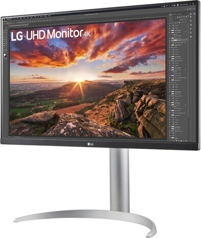 27UP85NP-W LED 27&quot;, 3840 x 2160 4K, IPS, 1200:1, 5 ms, 2 x HDMI, DisplayPort, USB-C, speakers