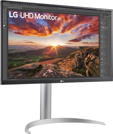 27UP85NP-W LED 27&quot;, 3840 x 2160 4K, IPS, 1200:1, 5 ms, 2 x HDMI, DisplayPort, USB-C, speakers