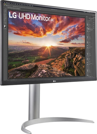 27UP85NP-W LED 27&quot;, 3840 x 2160 4K, IPS, 1200:1, 5 ms, 2 x HDMI, DisplayPort, USB-C, speakers