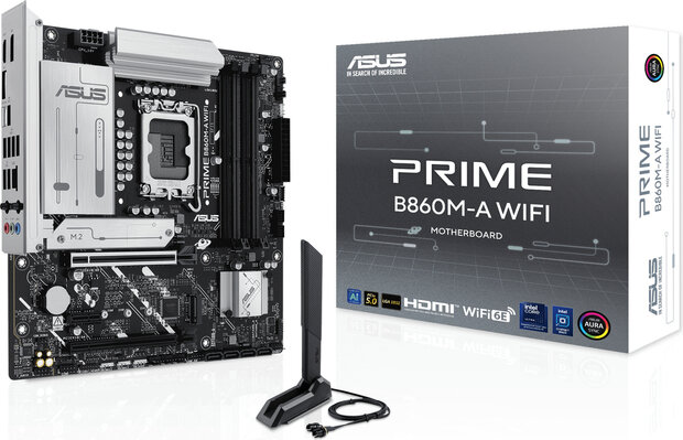 Socket 1851 : B860M-A WiFi Prime (DDR5, 2 x M.2, 2 x DisplayPort, HDMI)